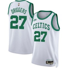 Boston Celtics #27 Nate Driggers Jersey -White Classic