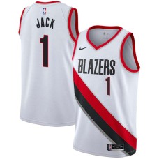 Portland Trail Blazers #1 Jarrett Jack Jersey -White