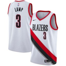 Portland Trail Blazers #3 Jeff Lamp Jersey -White