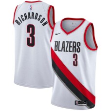 Portland Trail Blazers #3 Jeremy Richardson Jersey -White