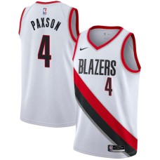 Portland Trail Blazers #4 Jim Paxson Jersey -White