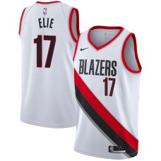 Portland Trail Blazers #17 Mario Elie Jersey -White