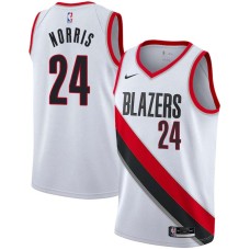 Portland Trail Blazers #24 Audie Norris Jersey -White