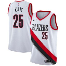 Portland Trail Blazers #25 Leroy Ellis Jersey -White