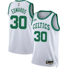 Boston Celtics #30 Blue Edwards Jersey -White Classic