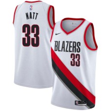 Portland Trail Blazers #33 Calvin Natt Jersey -White