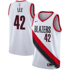 Portland Trail Blazers #42 Greg Lee Jersey -White