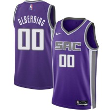 Sacramento Kings #00 Mark Olberding Jersey -2021-2022 Purple