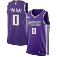 Sacramento Kings #0 Toney Douglas Jersey -2021-2022 Purple