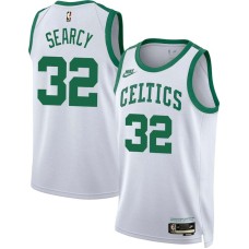 Boston Celtics #32 Ed Searcy Jersey -White Classic