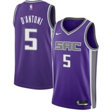 Sacramento Kings #5 Mike D'Antoni Jersey -2021-2022 Purple