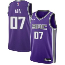 Sacramento Kings #07 Paul Noel Jersey -2021-2022 Purple