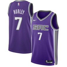 Sacramento Kings #7 Bobby Hurley Jersey -2021-2022 Purple