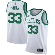 Boston Celtics #33 Garfield Smith Jersey -White Classic