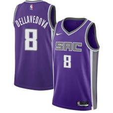 Sacramento Kings #8 Matthew Dellavedova Jersey -2021-2022 Purple