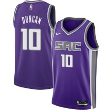 Sacramento Kings #10 Andy Duncan Jersey -2021-2022 Purple