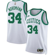 Boston Celtics #34 Bevo Nordmann Jersey -White Classic