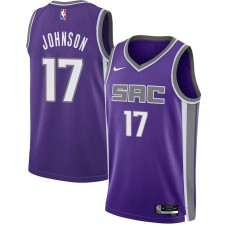 Sacramento Kings #17 Arnie Johnson Jersey -2021-2022 Purple