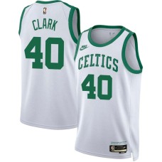 Boston Celtics #40 Carlos Clark Jersey -White Classic