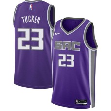 Sacramento Kings #23 Al Tucker Jersey -2021-2022 Purple