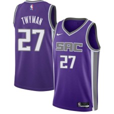 Sacramento Kings #27 Jack Twyman Jersey -2021-2022 Purple