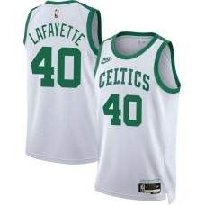 Boston Celtics #40 Oliver Lafayette Jersey -White Classic