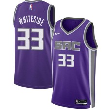 Sacramento Kings #33 Hassan Whiteside Jersey -2021-2022 Purple