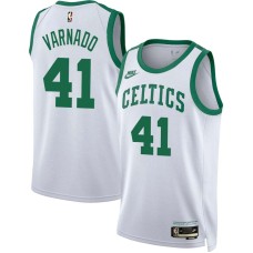 Boston Celtics #41 Jarvis Varnado Jersey -White Classic