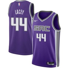 Sacramento Kings #44 Sam Lacey Jersey -2021-2022 Purple