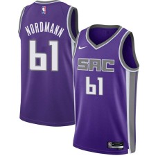 Sacramento Kings #61 Bevo Nordmann Jersey -2021-2022 Purple