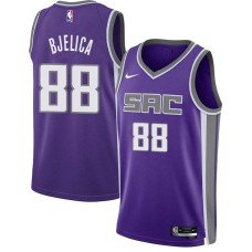 Sacramento Kings #88 Nemanja Bjelica Jersey -2021-2022 Purple