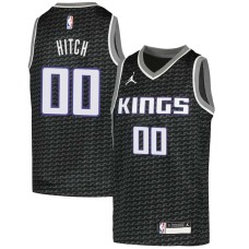 Sacramento Kings #00 Lew Hitch Jersey -Black