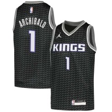 Sacramento Kings #1 Tiny Archibald Jersey -Black