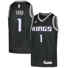 Sacramento Kings #1 Phil Ford Jersey -Black