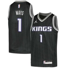 Sacramento Kings #1 Travis Mays Jersey -Black