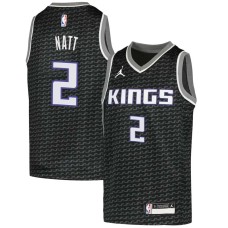 Sacramento Kings #2 Kenny Natt Jersey -Black