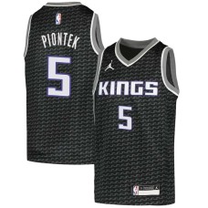 Sacramento Kings #5 Dave Piontek Jersey -Black