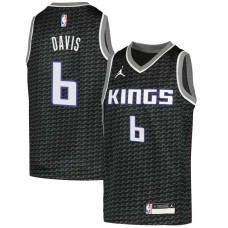 Sacramento Kings #6 Red Davis Jersey -Black