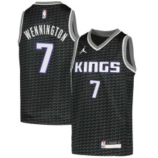 Sacramento Kings #7 Bill Wennington Jersey -Black