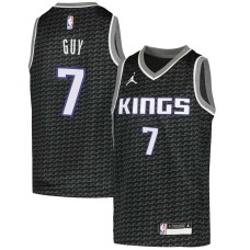 Sacramento Kings #7 Kyle Guy Jersey -Black