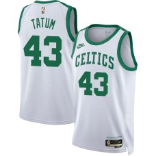 Boston Celtics #43 Earl Tatum Jersey -White Classic