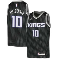 Sacramento Kings #10 Bob Fitzgerald Jersey -Black