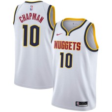 Denver Nuggets #10 Wayne Chapman Jersey -White