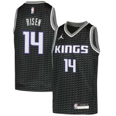 Sacramento Kings #14 Arnie Risen Jersey -Black