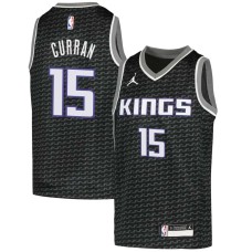 Sacramento Kings #15 Fran Curran Jersey -Black