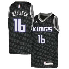 Sacramento Kings #16 Tom Burleson Jersey -Black