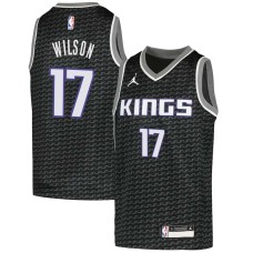 Sacramento Kings #17 George Wilson Jersey -Black