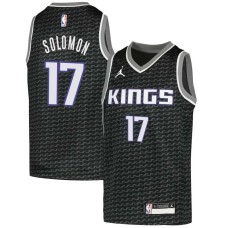 Sacramento Kings #17 Will Solomon Jersey -Black