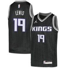 Sacramento Kings #19 Freddie Lewis Jersey -Black