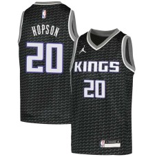 Sacramento Kings #20 Dennis Hopson Jersey -Black